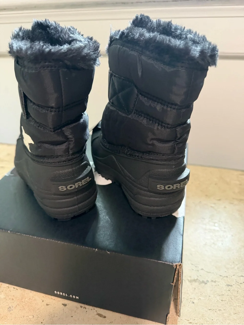 Sorel Kids' Snow Commander Waterproof Winter Boot Toddler Size 7 Black